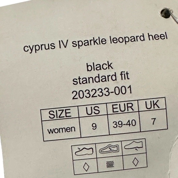 Crocs Cyprus IV Sparkle Leopard Heel Women\'s size 9 Glitter NEW